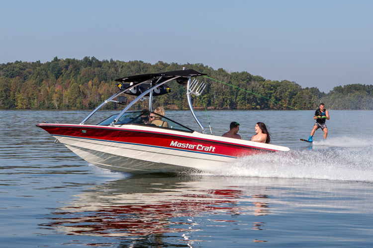 ptm edge pro combo 100 windshield-mounted boat mirror