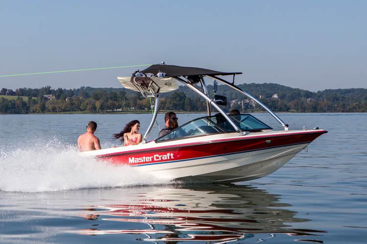 mt2 wakeboard tower on boat